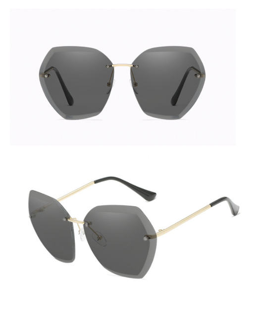 Vintage Sunglasses Pentagon Shape