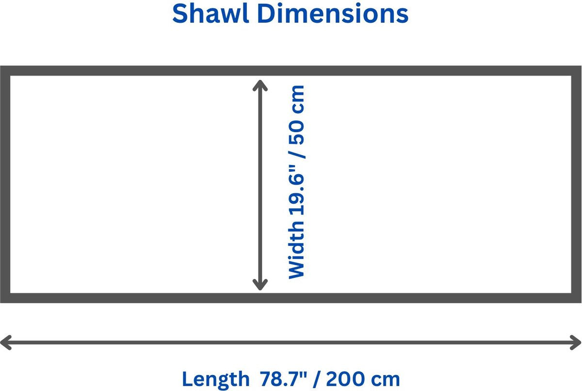 Warm Shawls 200x50 cm