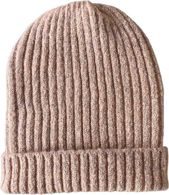 Rib-knit Unisex Beanie Hat
