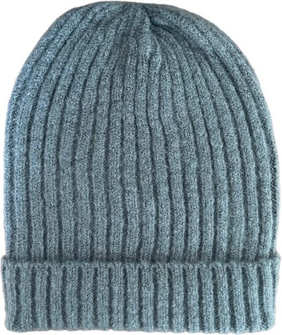 Rib-knit Unisex Beanie Hat