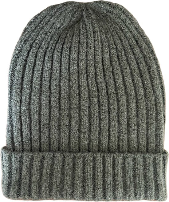 Rib-knit Unisex Beanie Hat