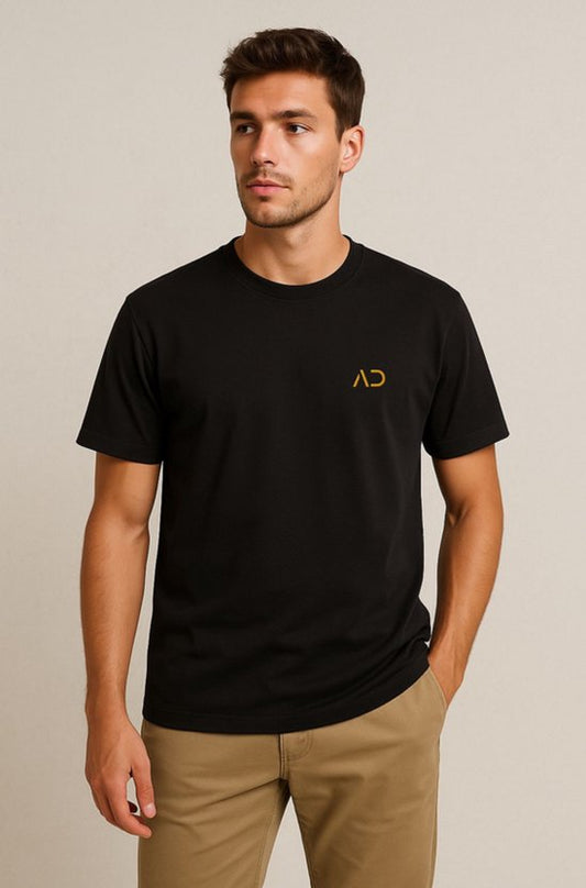 Men's 100% Cotton T-shirt - Soft Breathable, Classic Fit for Everyday Wear
