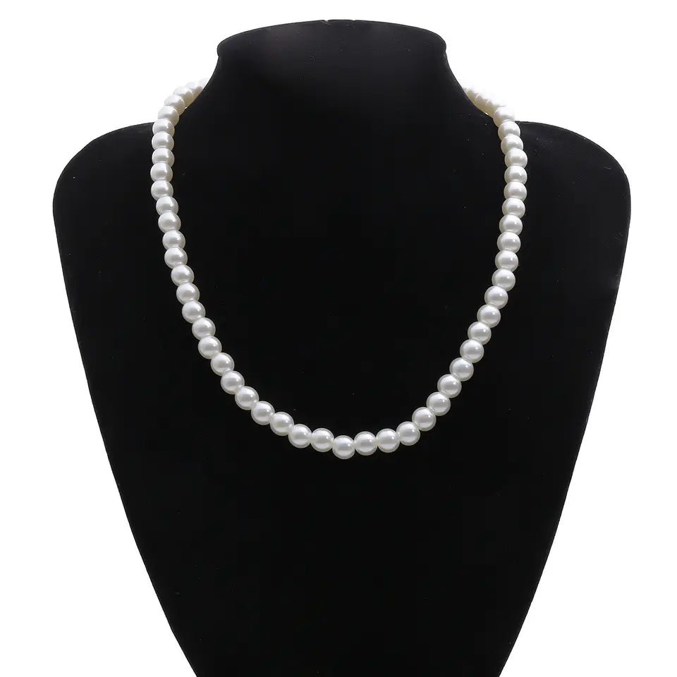 Single Layer Pearl Necklace