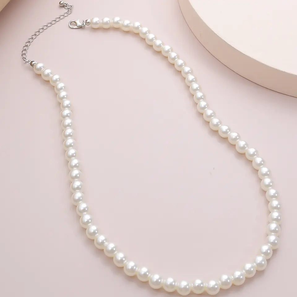 Single Layer Pearl Necklace