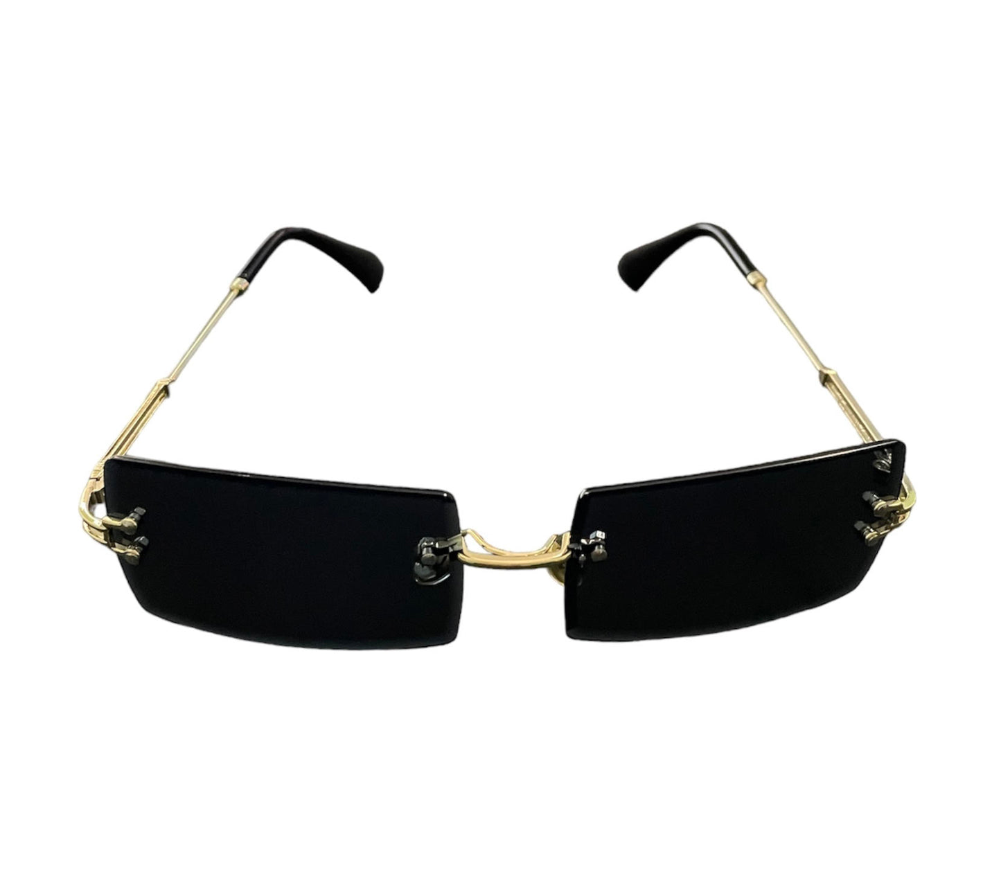 Retro Sunglasses Rimless Lenses