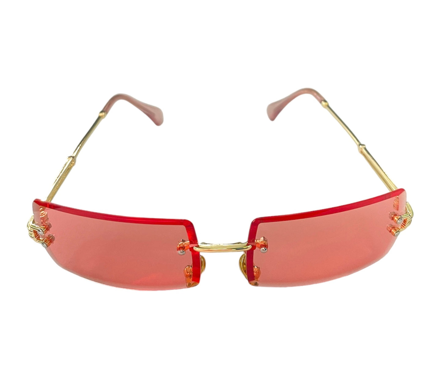 Retro Sunglasses Rimless Lenses